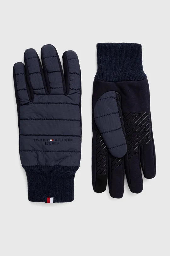 σκούρο μπλε Γάντια από μείγμα μαλλιού Tommy Hilfiger Ανδρικά