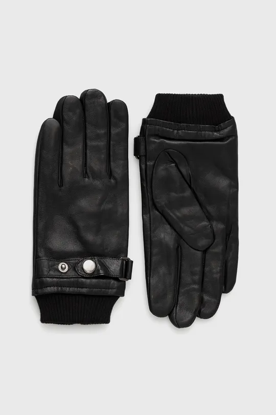 чёрный Кожаные перчатки Aldo Мужской