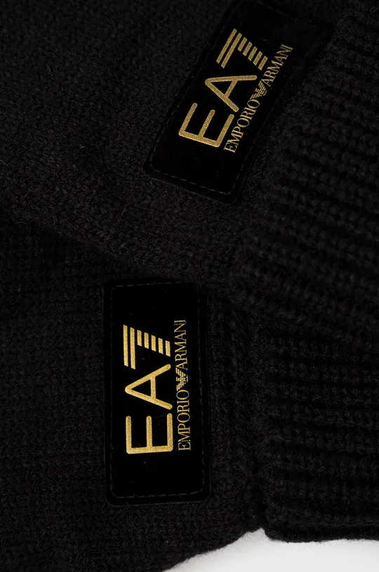 Перчатки EA7 Emporio Armani чёрный