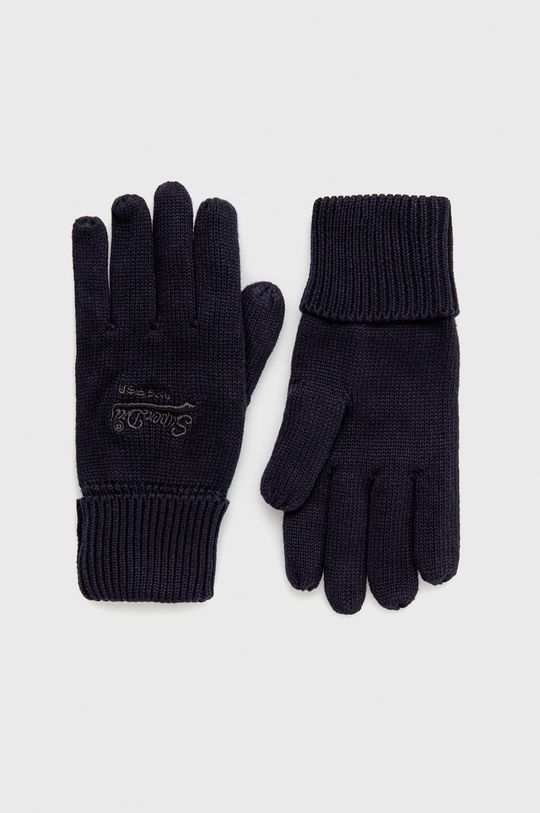 námořnická modř Superdry - Bavlněné rukavice Pánský
