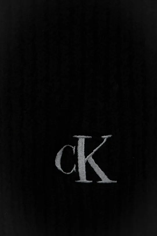 Calvin Klein Jeans Szalik z domieszką wełny K60K608370.4890 czarny