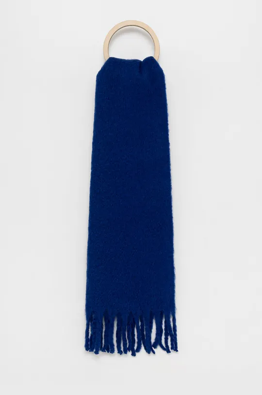 plava Kratki šal s primjesom vune MAX&Co. Ženski