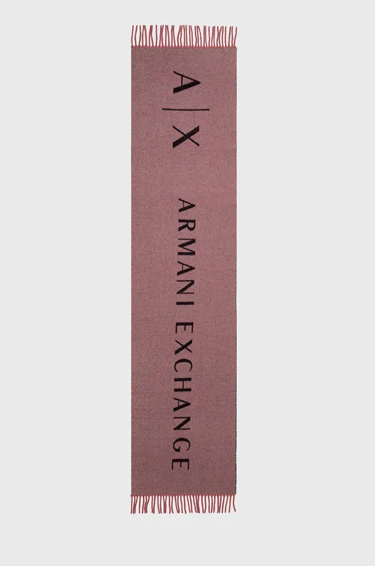 Шарф Armani Exchange рожевий