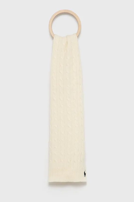 бежевий Вовняний шарф Polo Ralph Lauren Жіночий