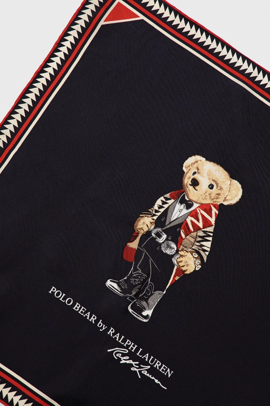 Hodvábna šatka Polo Ralph Lauren čierna