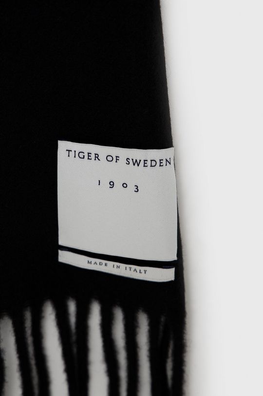 Tiger Of Sweden Szalik wełniany czarny
