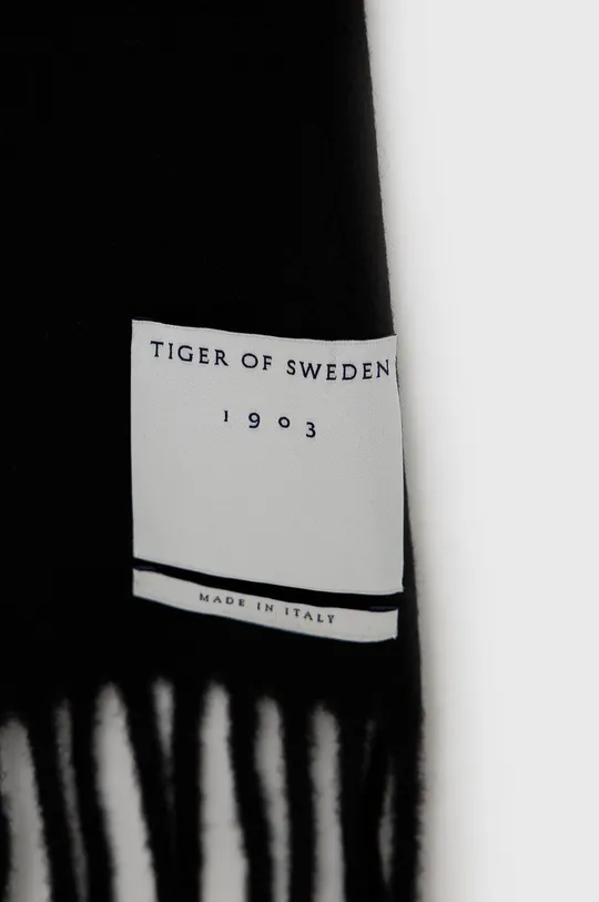 Tiger Of Sweden Szalik wełniany czarny