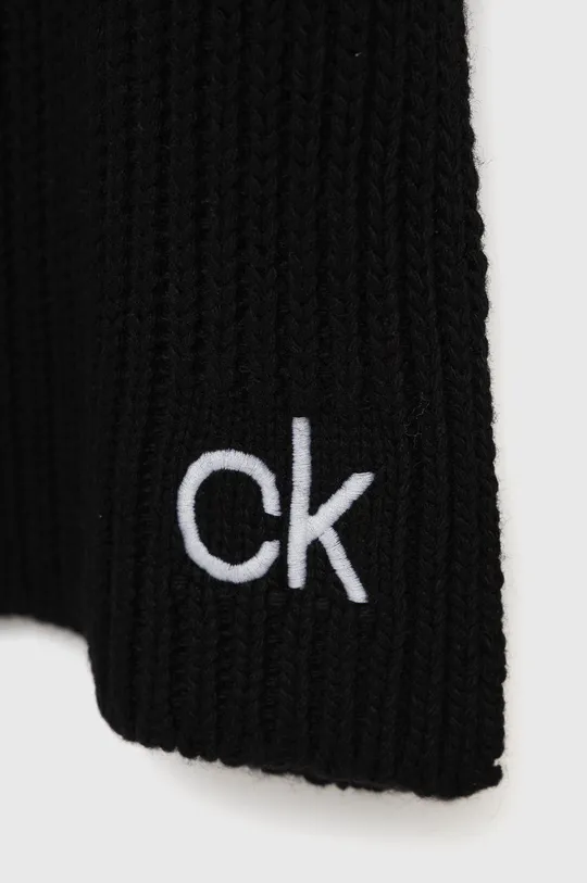 Κασκόλ Calvin Klein μαύρο