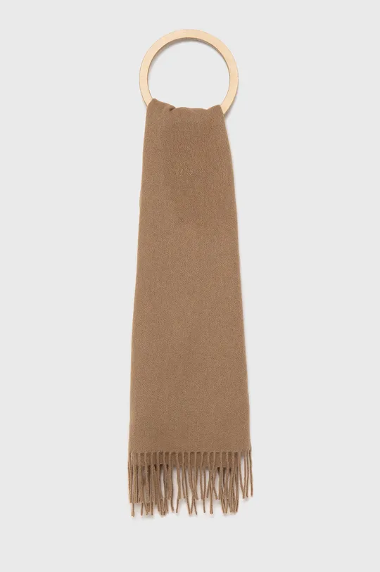 коричневий Вовняний шарф Tommy Hilfiger Чоловічий