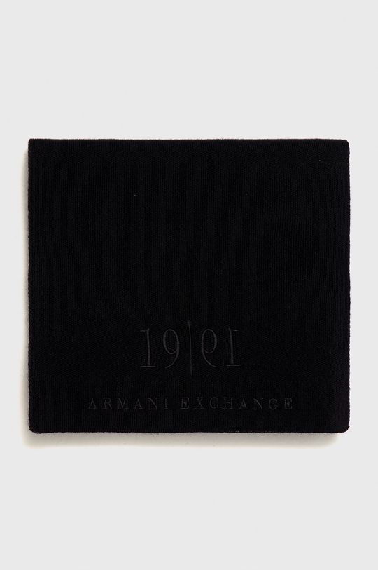 Šál Armani Exchange čierna