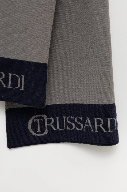 Κασκόλ Trussardi γκρί