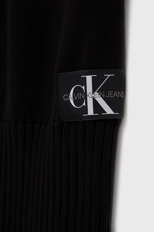 Κασκόλ Calvin Klein Jeans μαύρο