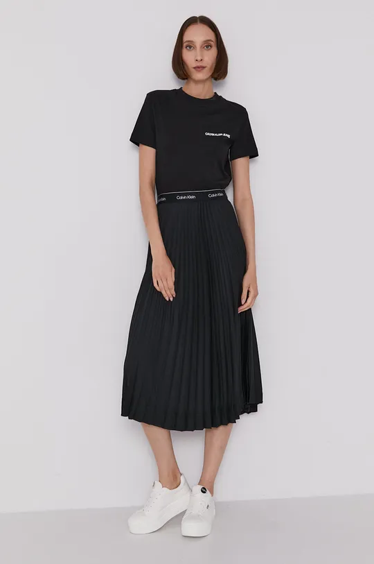 Calvin Klein Spódnica czarny