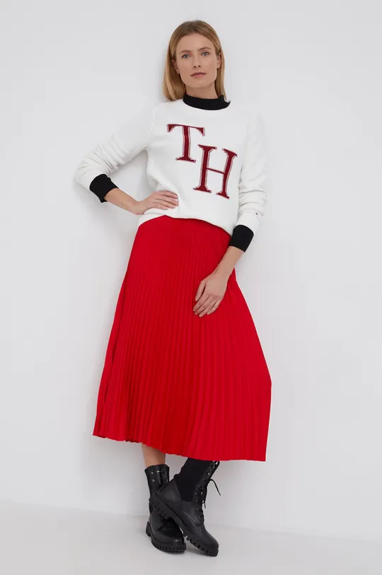 κόκκινο Φούστα Calvin Klein Γυναικεία