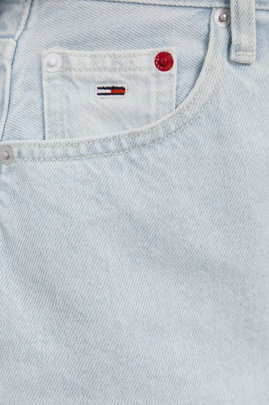 niebieski Tommy Jeans Spódnica jeansowa bawełniana DW0DW10326.4890