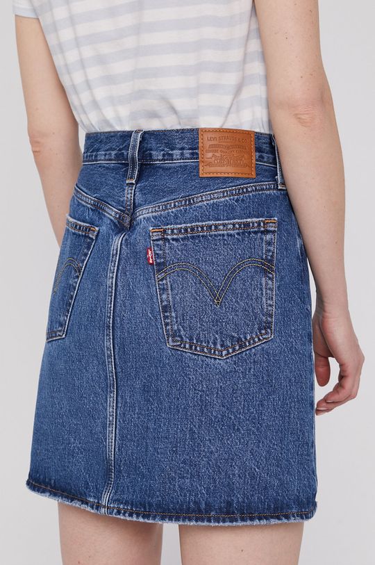 Levi's Fustă jeans  100% Bumbac
