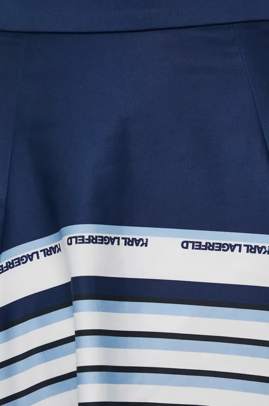 niebieski Karl Lagerfeld Spódnica bawełniana 215W1201
