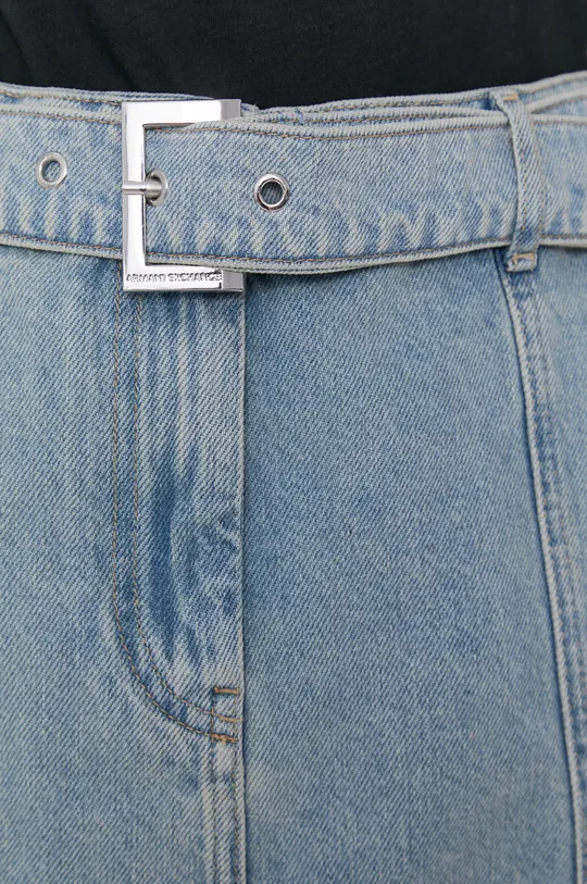 niebieski Armani Exchange Spódnica jeansowa 6KYN43.Y1EAZ