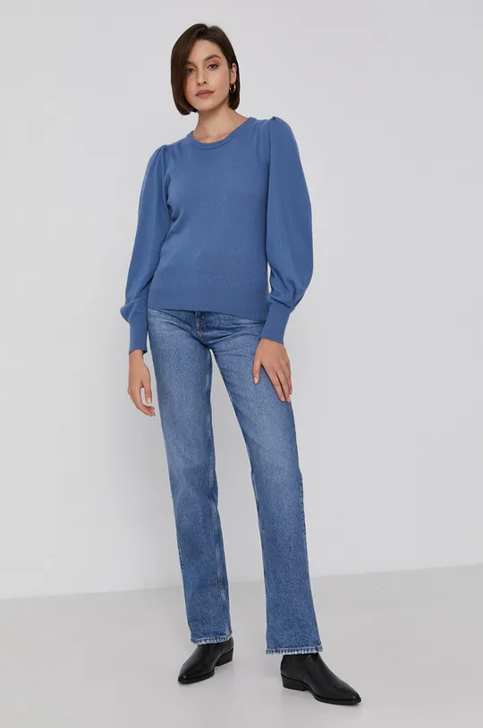 Sisley Sweter niebieski