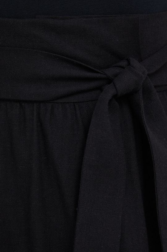 czarny Sisley Spódnica z domieszką wełny