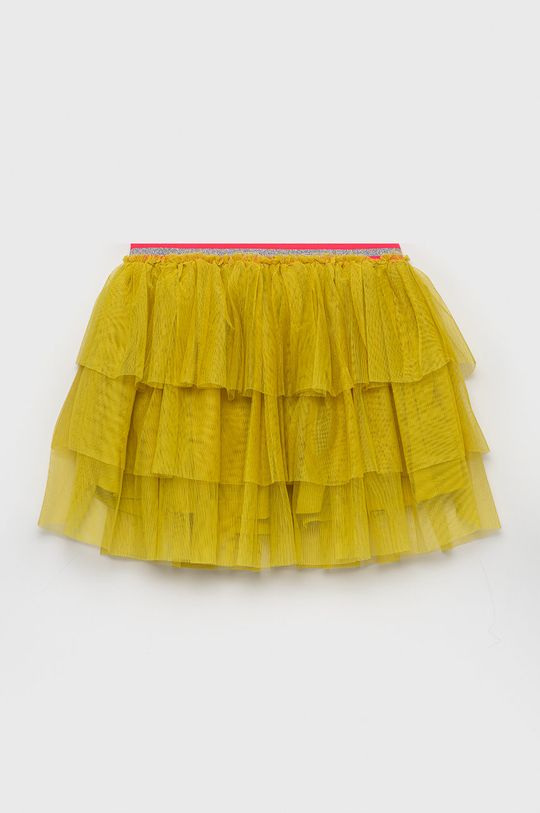 żółty United Colors of Benetton Spódnica dziecięca Dziewczęcy