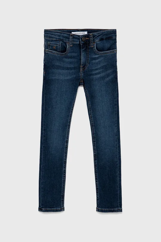 granatowy Calvin Klein Jeans Jeansy dziecięce IB0IB00767.4890 Chłopięcy