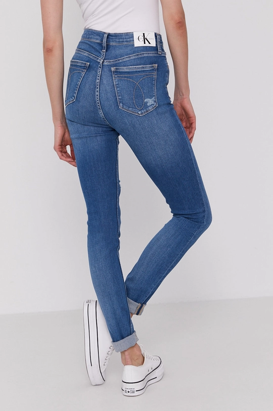 Calvin Klein Jeans Jeansy J20J216486.4890 79 % Bawełna, 2 % Elastan, 6 % Elastomultiester, 13 % Lyocell