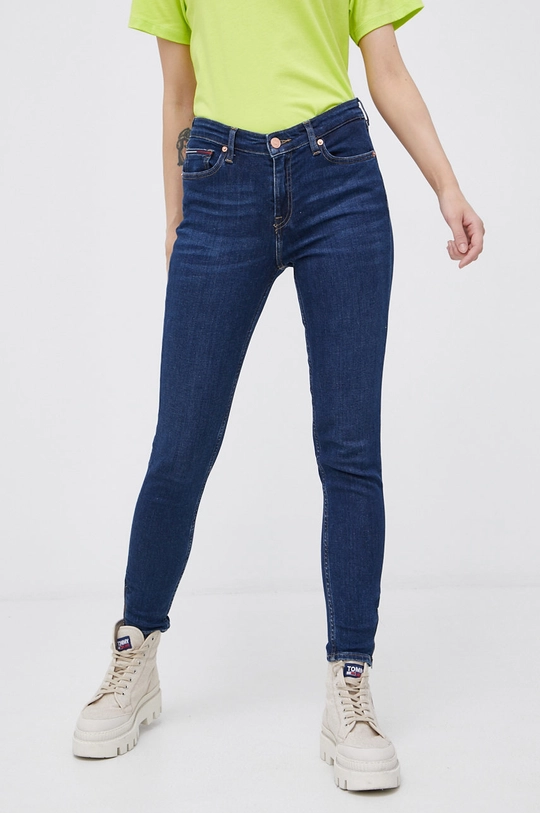 granatowy Tommy Jeans Jeansy DW0DW10900.4890 Damski