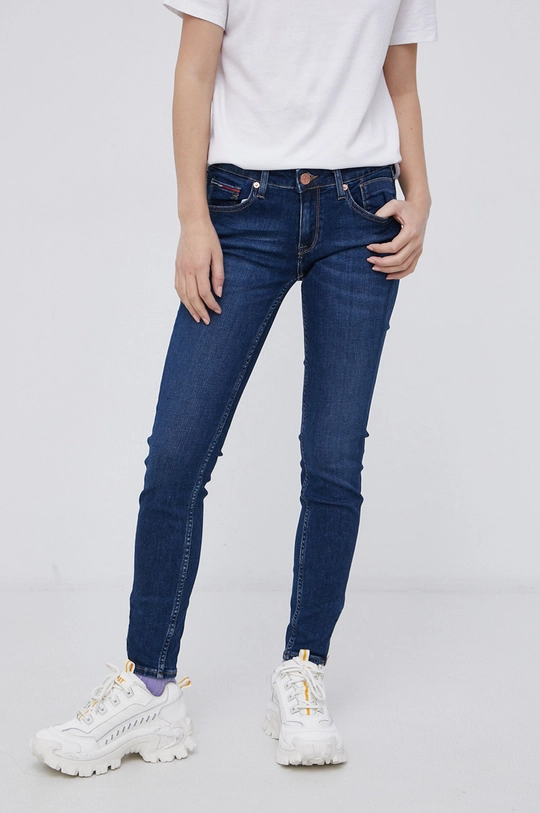 granatowy Tommy Jeans Jeansy DW0DW10861.4890 Damski