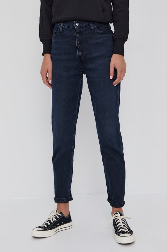 granatowy Calvin Klein Jeans Jeansy Damski