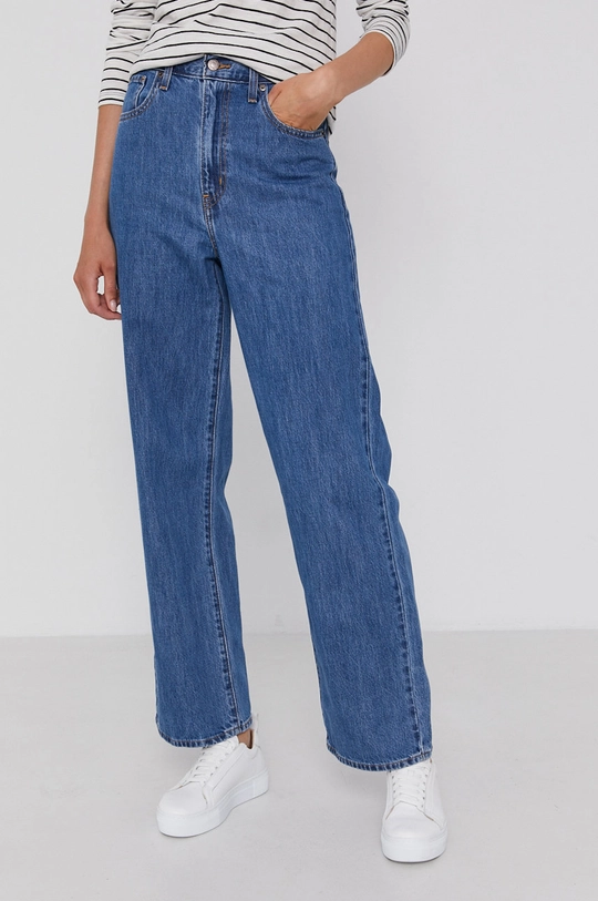 Levi's jeansy High Waisted A0092.0001 niebieski