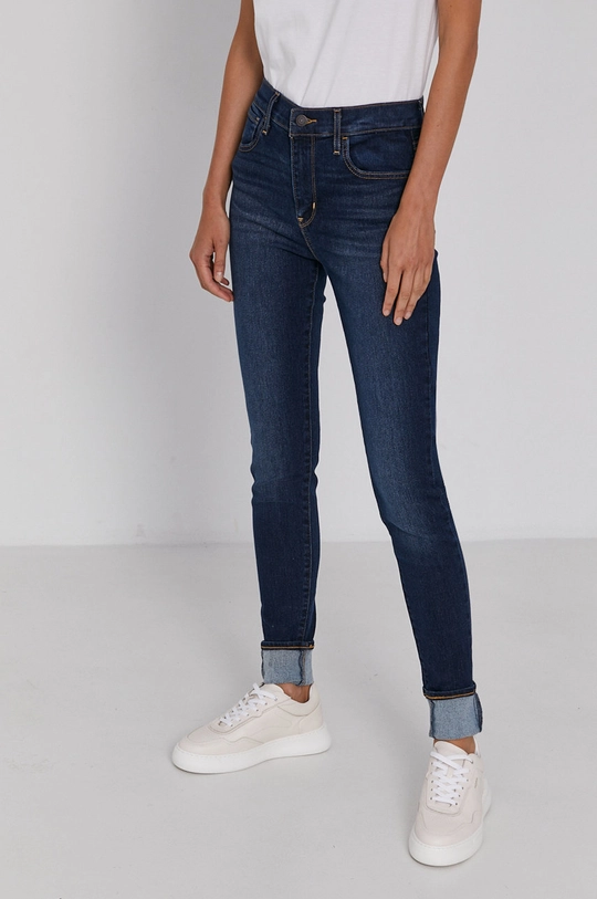 granatowy Levi's Jeansy 720 Damski