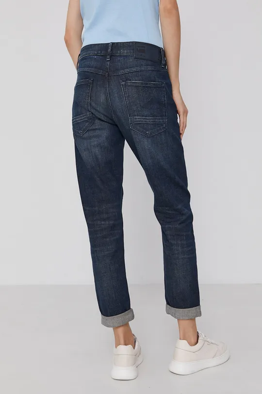 G-Star Raw Jeansy Kate D15264.B767 Materiał zasadniczy: 98 % Bawełna organiczna, 2 % Elastan, Wstawki: 100 % Skóra naturalna, Podszewka kieszeni: 65 % Poliester, 35 % Bawełna organiczna