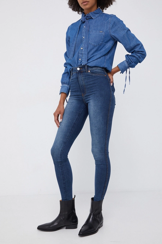 niebieski Dr. Denim - Jeansy Solitaire Damski