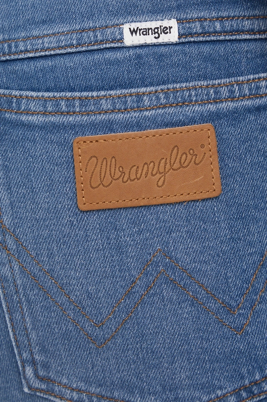 голубой Хлопковые джинсы Wrangler