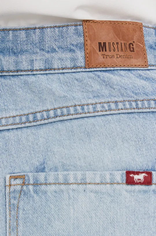 niebieski Mustang Jeansy bawełniane Moms