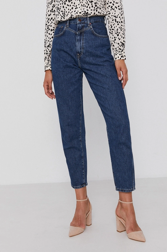 niebieski Pepe Jeans Jeansy Rachel Damski