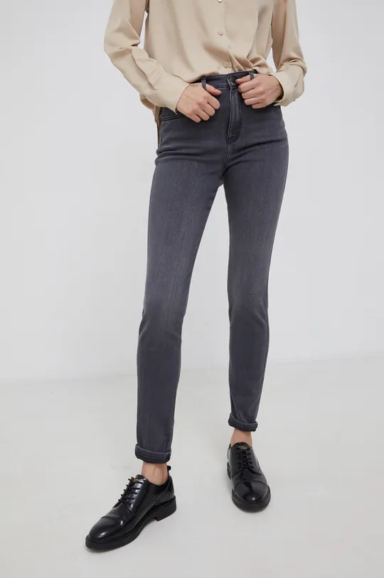 grigio Wrangler jeans High Rise Skinny Donna