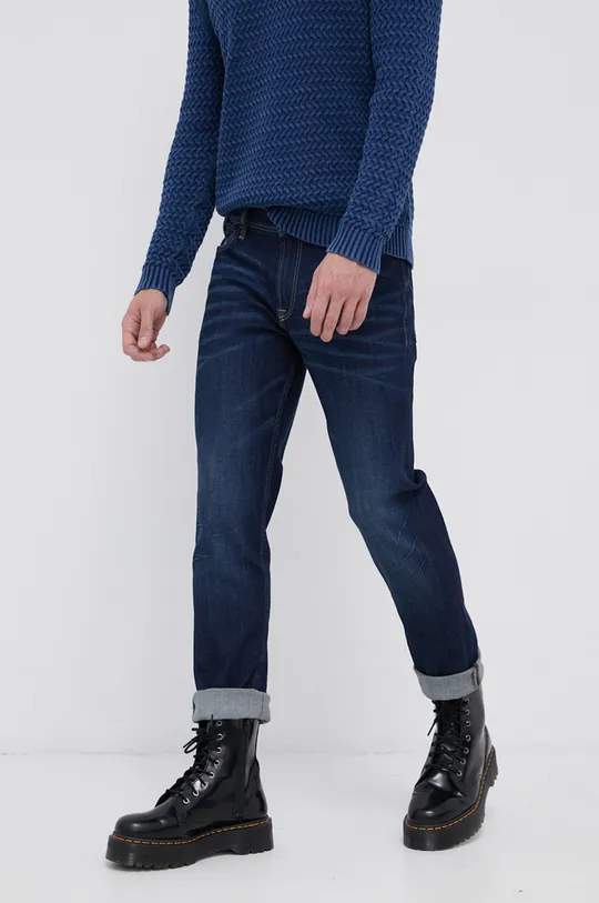 granatowy Produkt by Jack & Jones Jeansy Męski