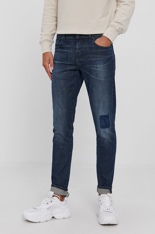 niebieski G-Star Raw jeansy 3301 51001.B767 Męski