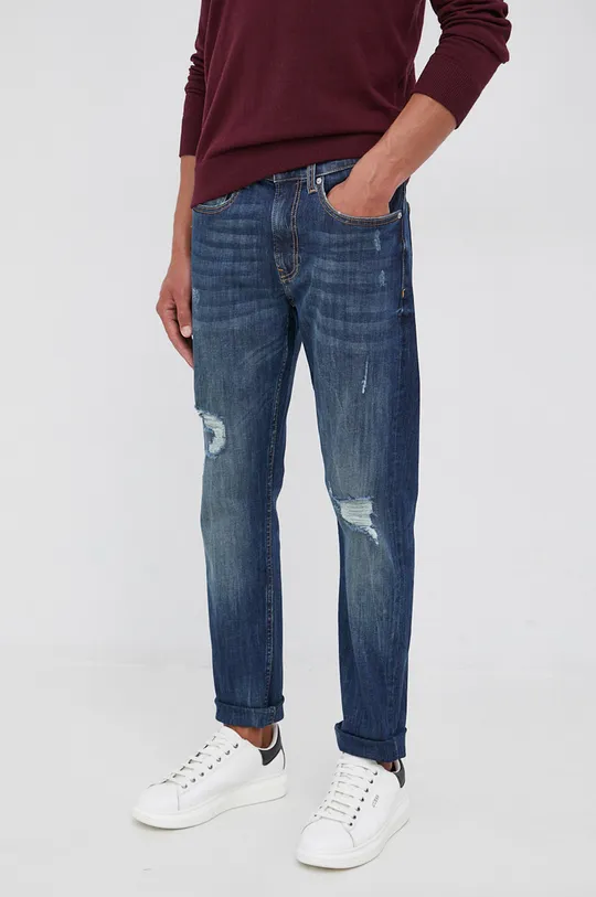 tmavomodrá Rifle Calvin Klein Jeans Pánsky