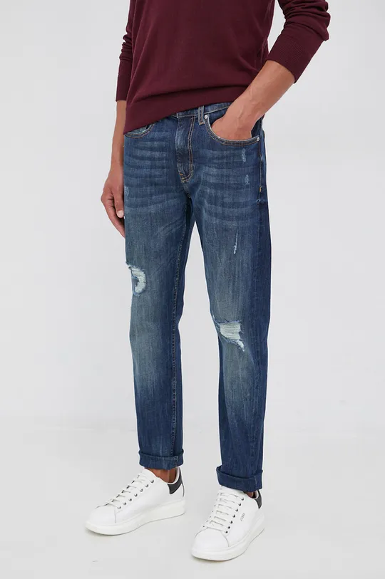 granatowy Calvin Klein Jeans Jeansy J30J318965.4890 Męski