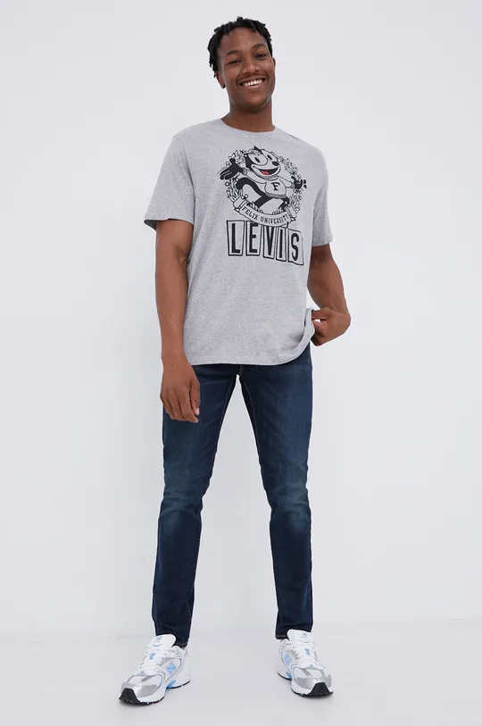 Levi's jeansy 512 granatowy