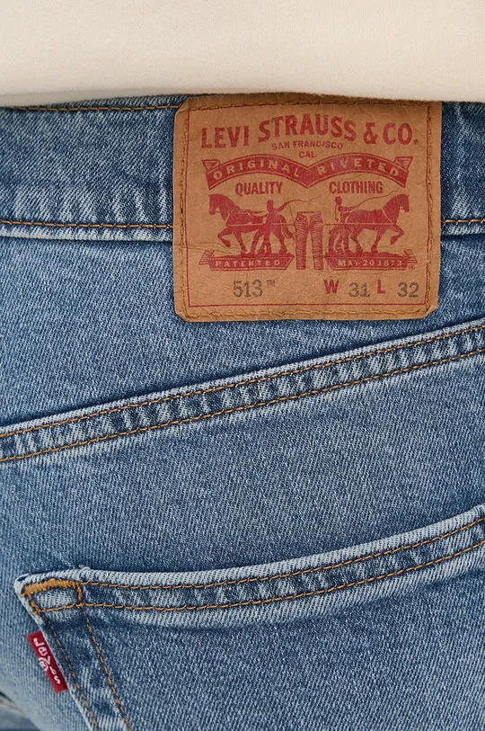 niebieski Levi's jeansy 513