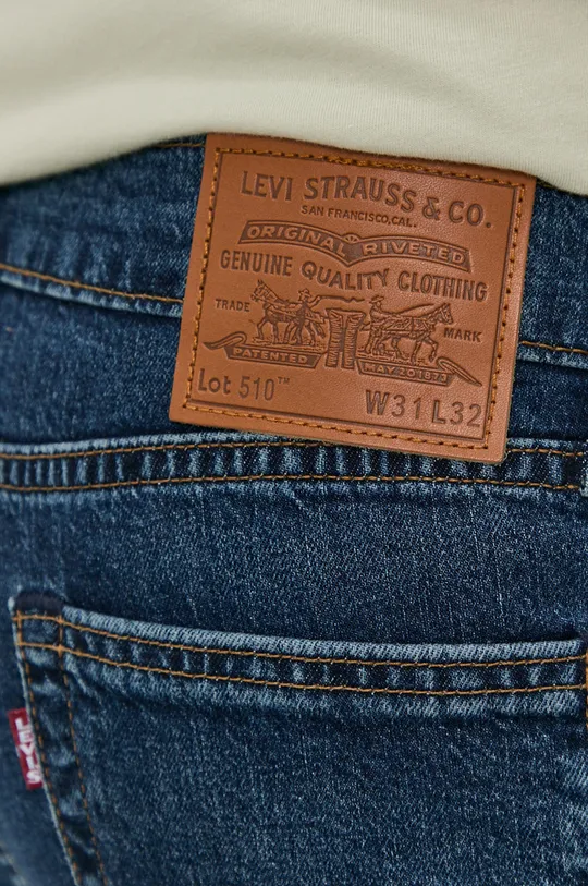 granatowy Levi's jeansy 510