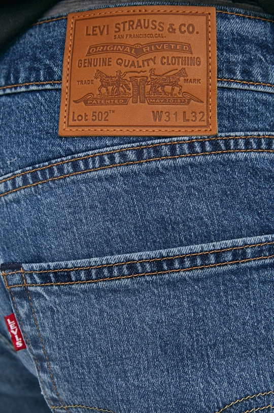 niebieski Levi's jeansy 502