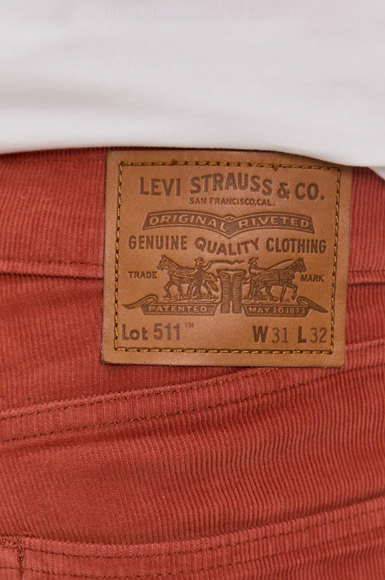 pomarańczowy Levi's spodnie 511