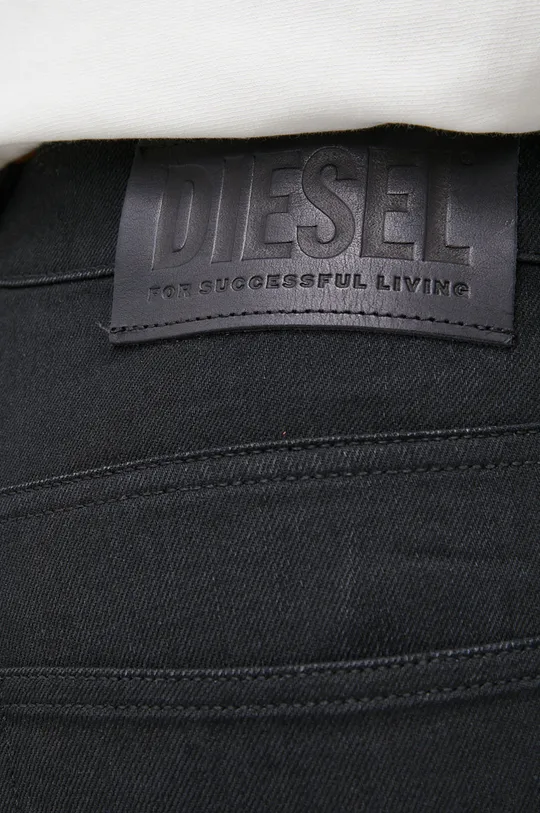 czarny Diesel Jeansy