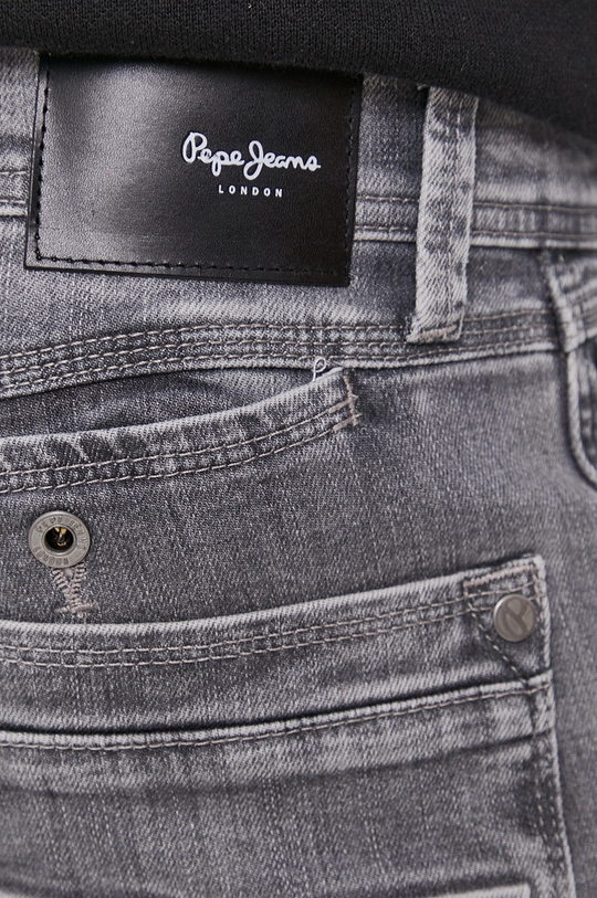 szary Pepe Jeans Jeansy Spike