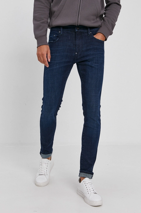 granatowy G-Star Raw Jeansy Revend D20071.C051 Męski